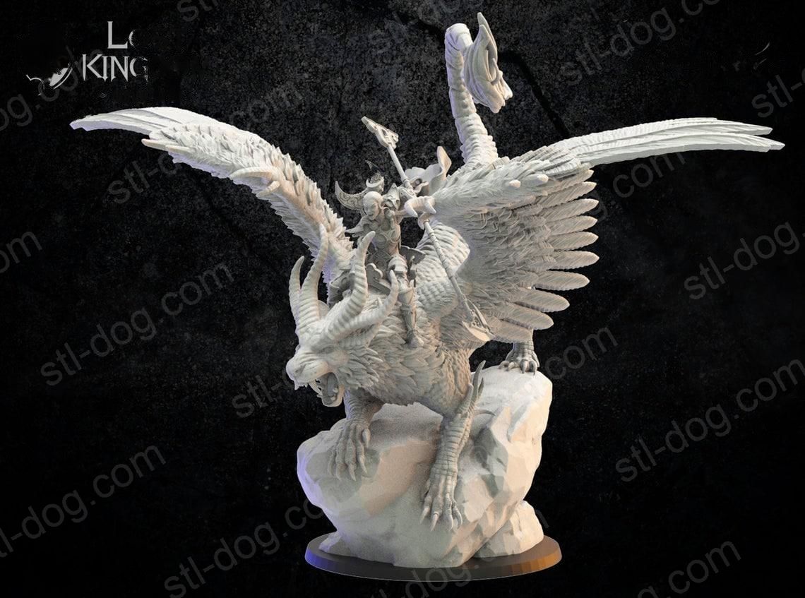 暗夜精灵 – 战锤西格玛第九纪元 龙与地下城 DND 失落王国微缩模型 3D打印图纸